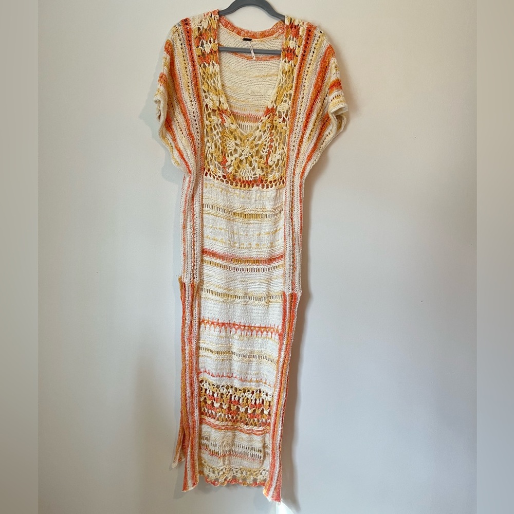 Free People Kaftan Cover Up Dress XS